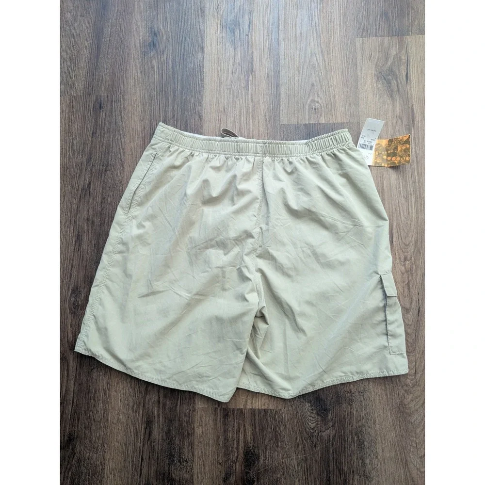 Quiksilver Swim Trunks Mens‎ XL NWT Tan Beige Kona Point Beach Board Shorts